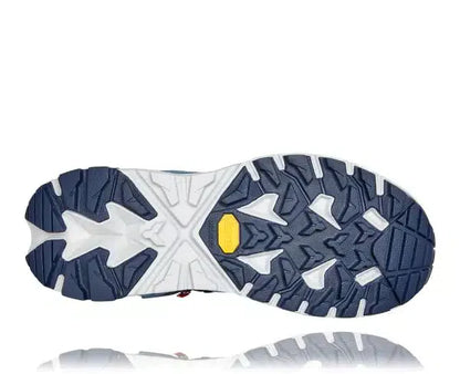 Anacapa W GTX mid, blå vattentät sko perfekt för vandring i alla underlag och väder. Hos Hoka specialisterna i Sverige.
