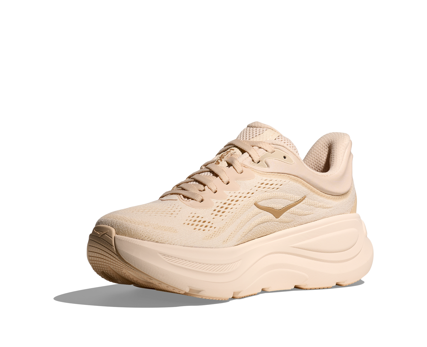 Hoka W Bondi 9, dämpad damsko. Perfekt för en mjuk och skonsam löpning. Även en super bra arbetssko som avlastar kroppen under hela dagen. Här i beige nyans. Köp hos dina Hoka specialister i Sverige idag!