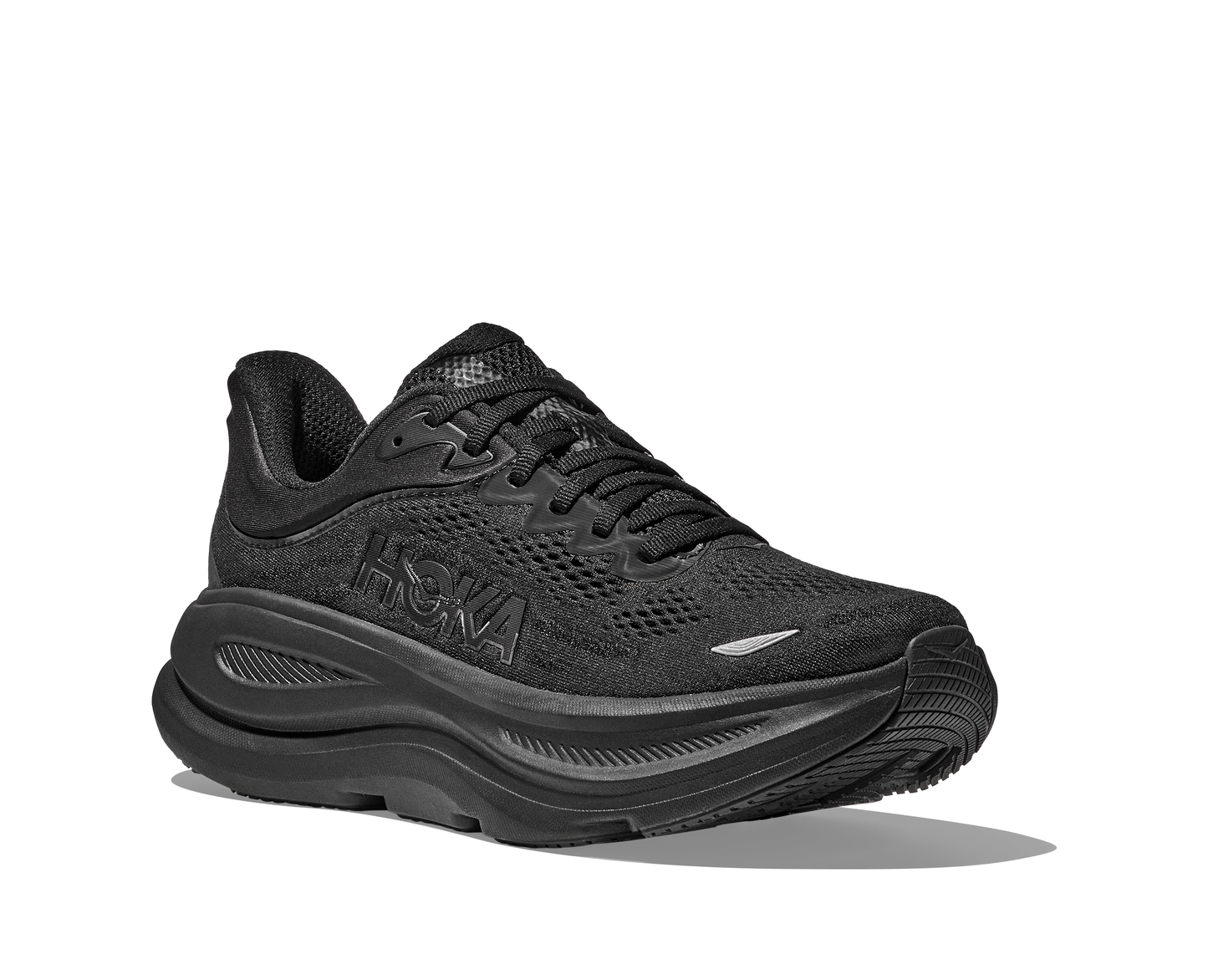 Hoka W Bondi 9 X-Wide, dämpad damsko. Perfekt för en mjuk och skonsam löpning. Även en super bra arbetssko som avlastar kroppen under hela dagen. Här i svart färg. Köp hos dina Hoka specialister i Sverige idag!