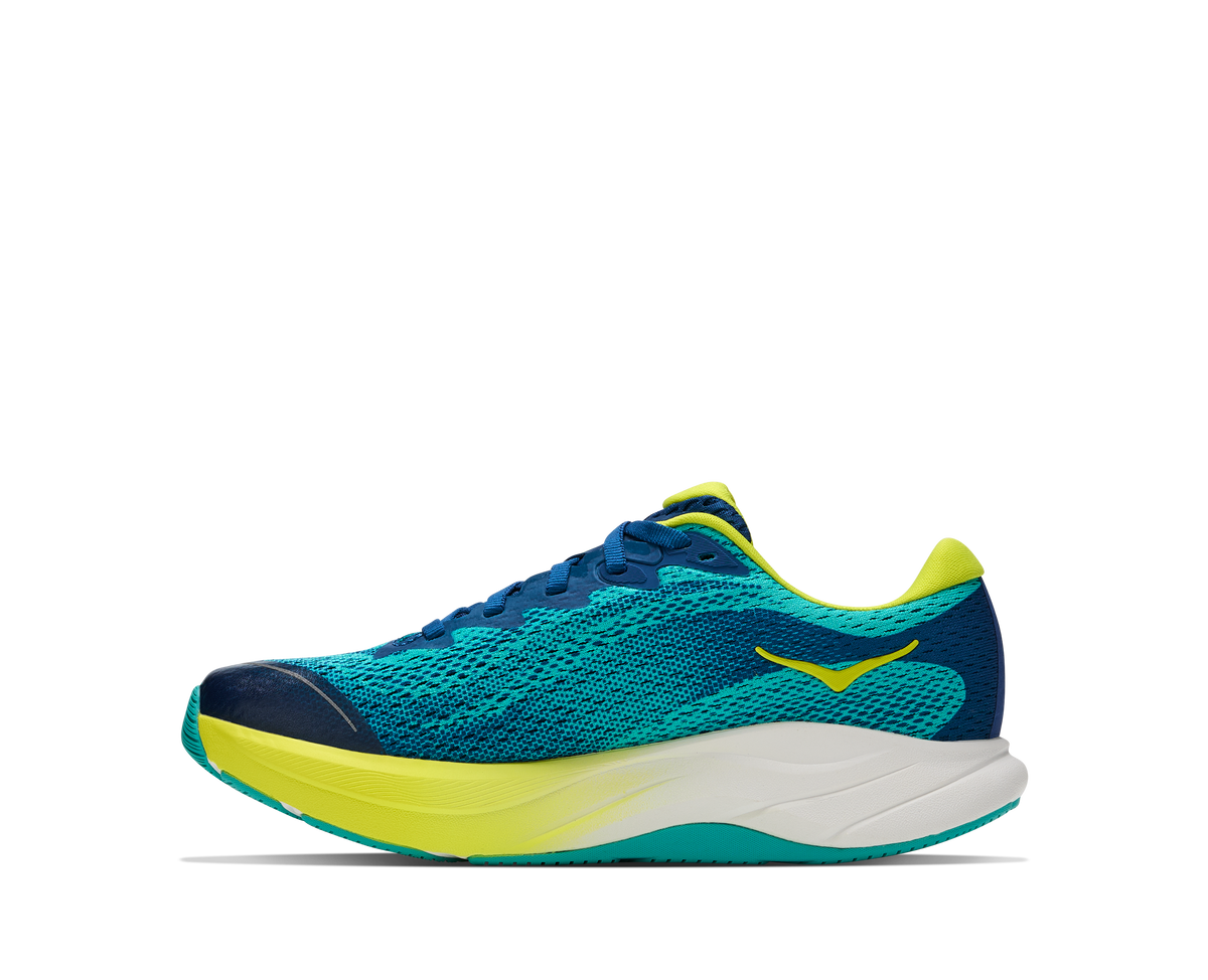 Hoka Rincon 4 Big Kids Electric Aqua / Neon