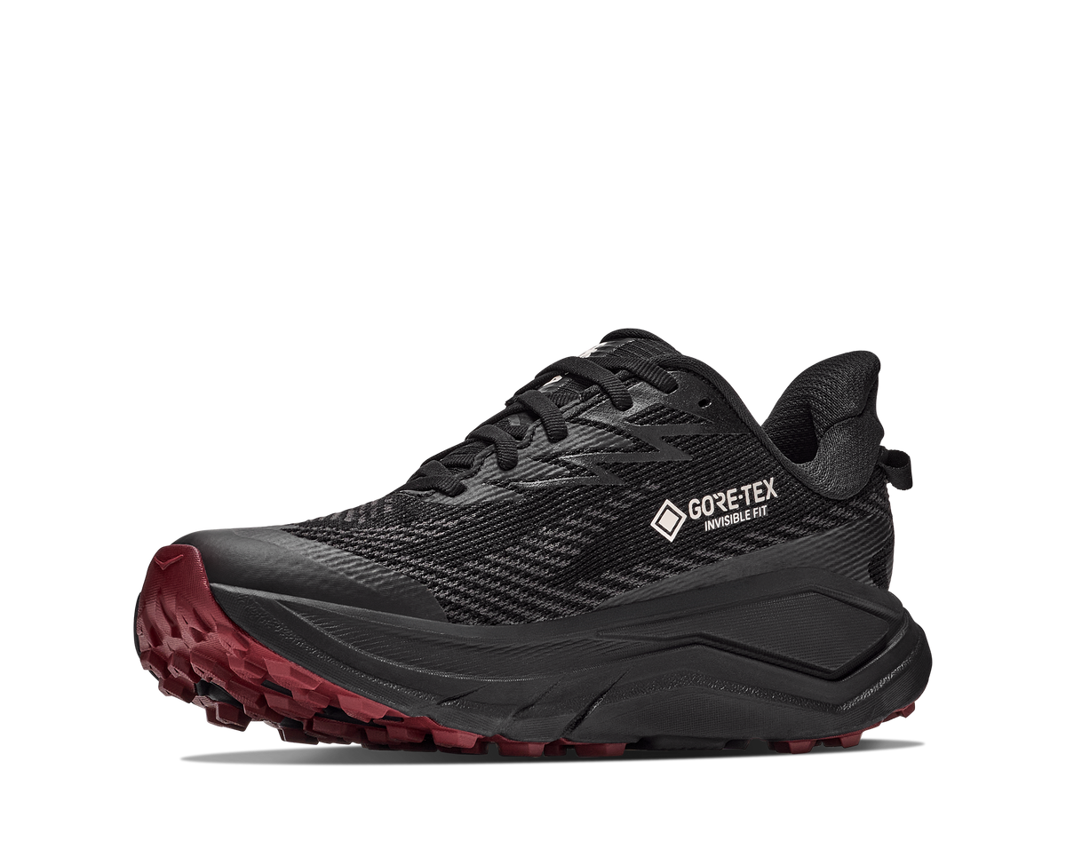 Hoka W Challenger 8 GTX Black / Varsity Burgundy