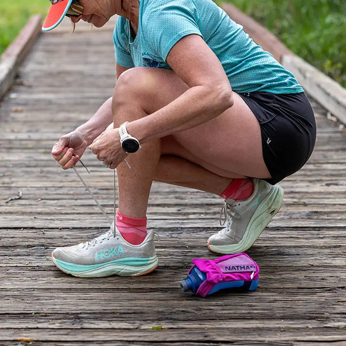 Injinji Ultra Run Mini-crew Koralfarvet til kvinder