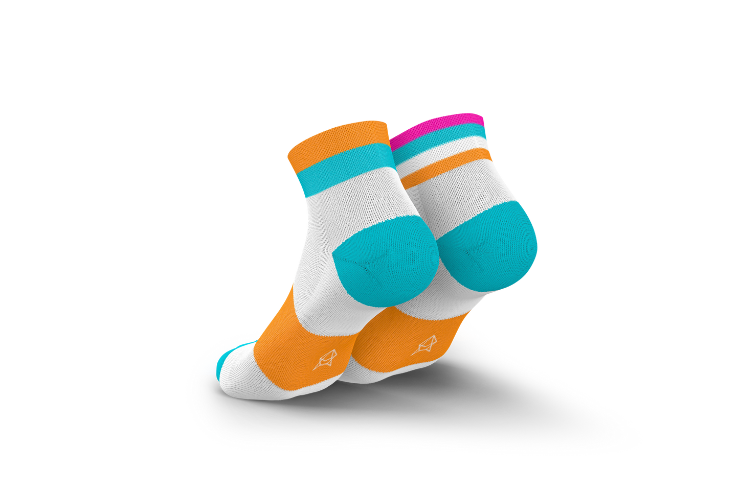 Running Bands Short Cyan Orange