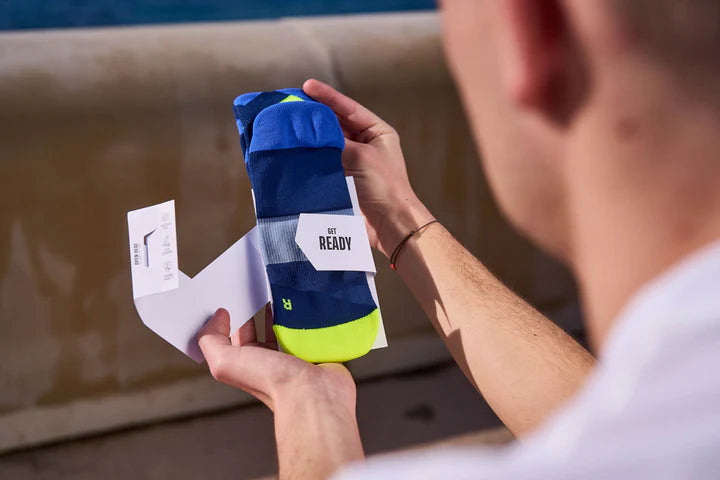 Incylence Running Peaks Navy Blue Canary