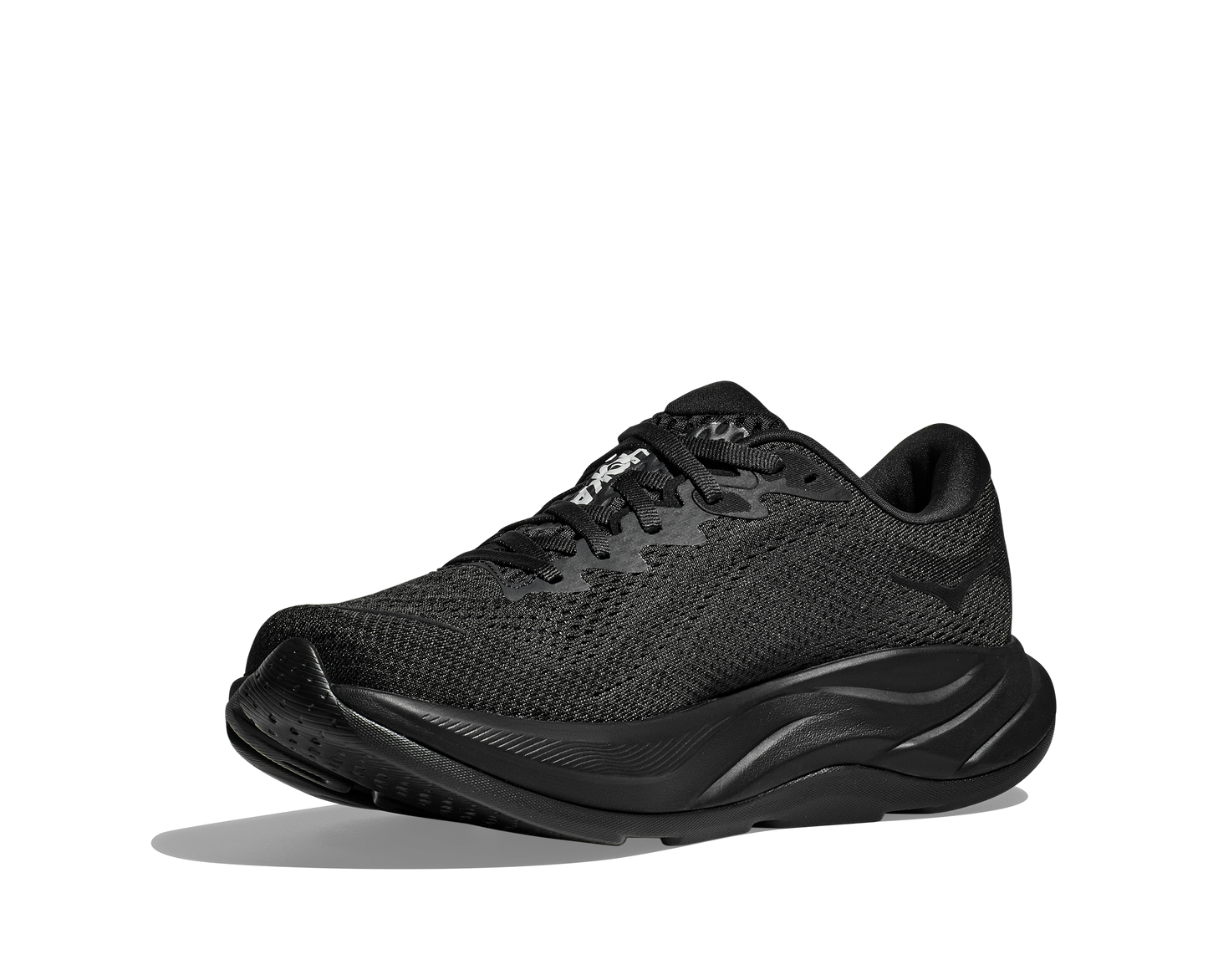 Hoka M Rincon 4 Wide - En fjäderlätt sko med fantastisk dämpning men det slutar inte där. Denna sko är även otroligt responsiv. Svart färg på denna sko. 