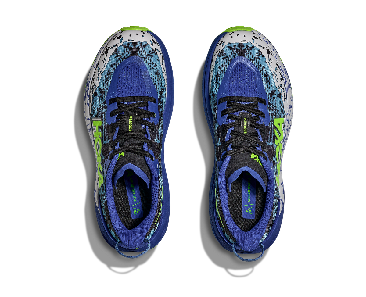 Hoka Speedgoat 6 Youth Night Sky / Neon Lime