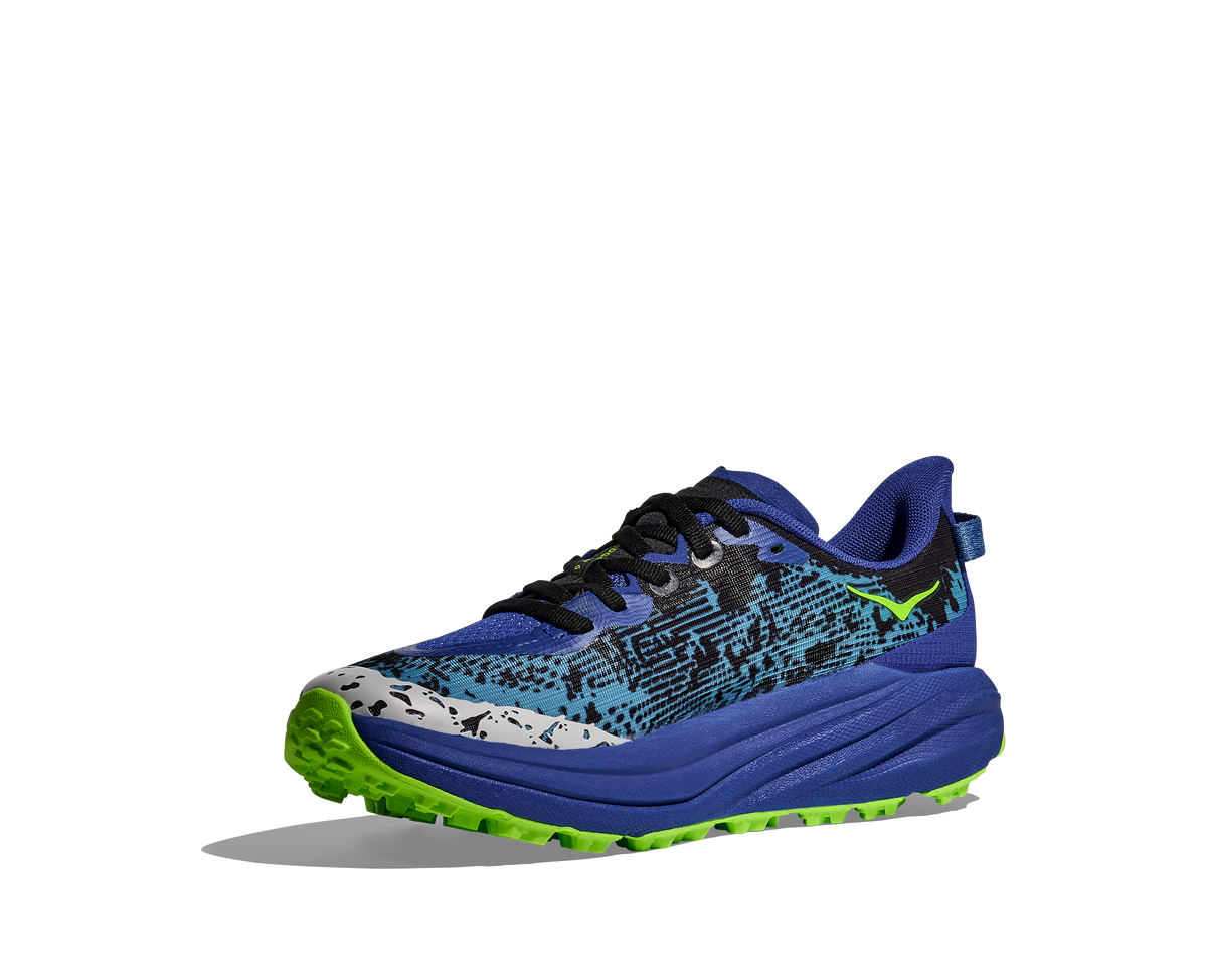 Hoka Speedgoat 6 Youth Night Sky / Neon Lime