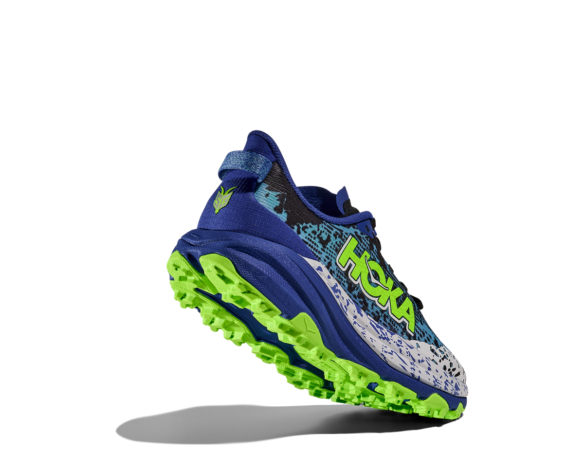 Hoka Speedgoat 6 Youth Night Sky / Neon Lime