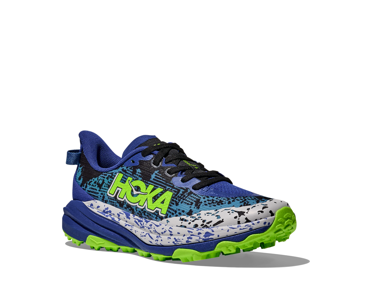 Hoka Speedgoat 6 Youth Night Sky / Neon Lime