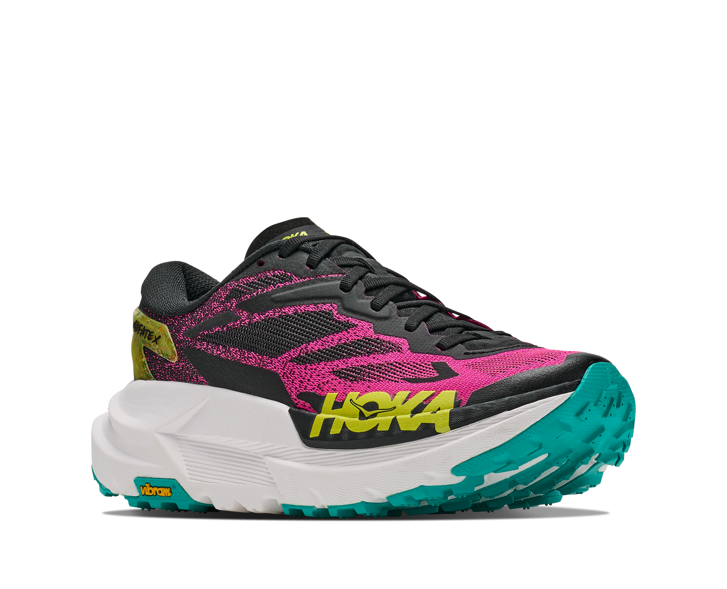 Hoka W Hoka Mafate X Black / Neon Dragonfruit