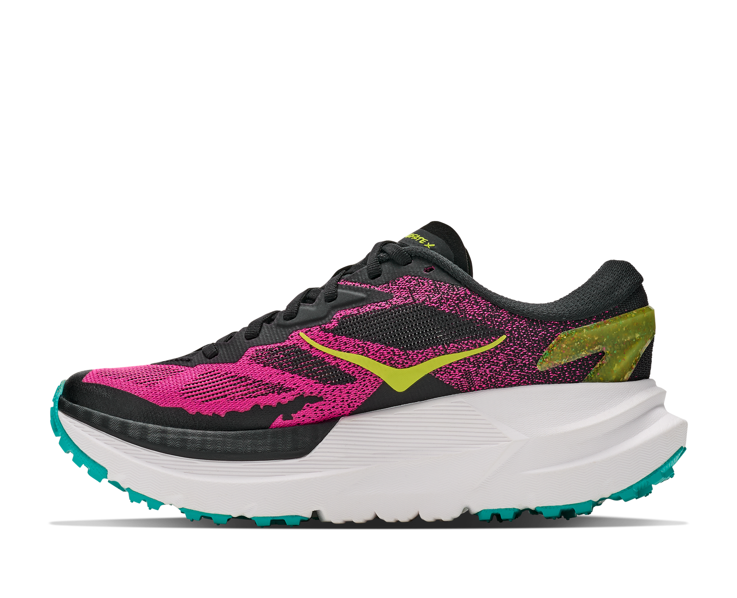 Hoka W Hoka Mafate X Black / Neon Dragonfruit