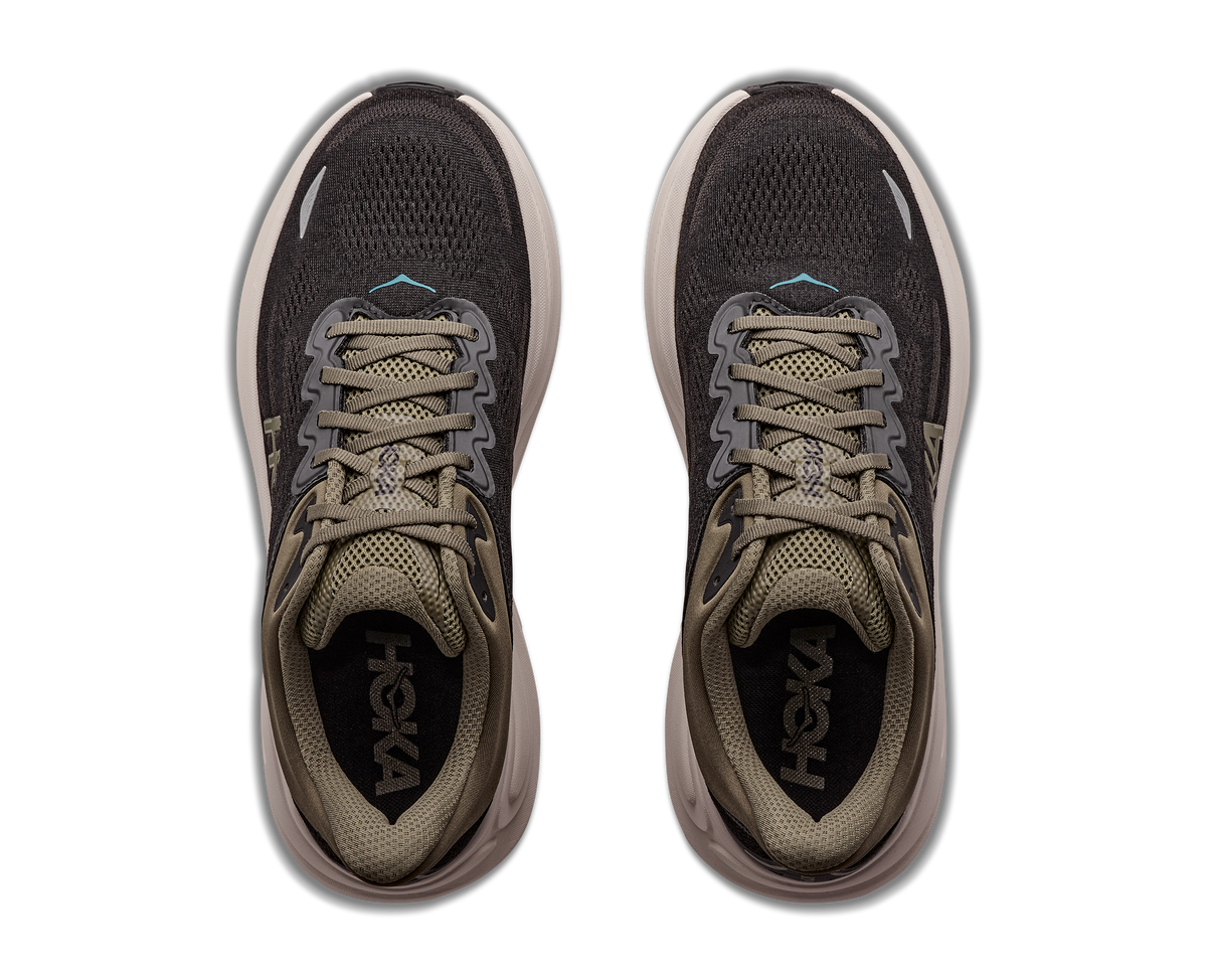 Hoka M Bondi 9 Black / River Rock Grey