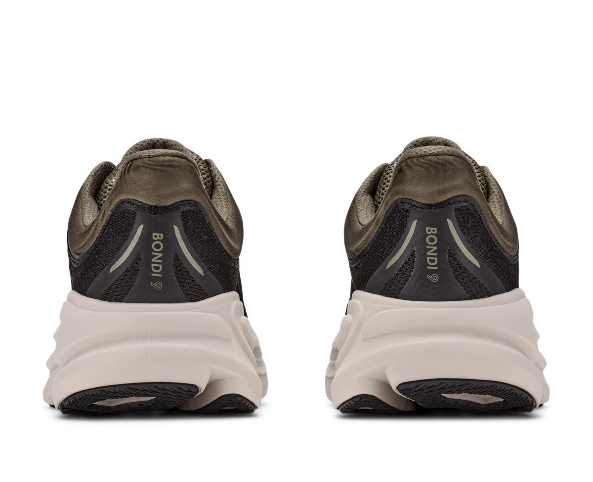 Hoka M Bondi 9 Wide Black / River Rock Grey