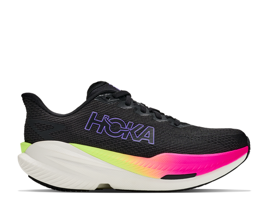 Hoka W Mach X 3 Black / Neon Nebula