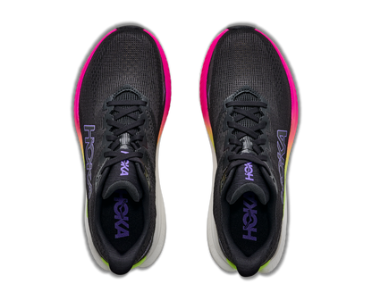 Hoka W Mach X 3 Black / Neon Nebula