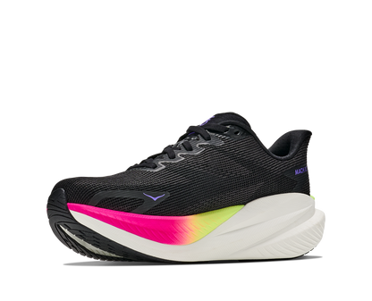 Hoka W Mach X 3 Black / Neon Nebula