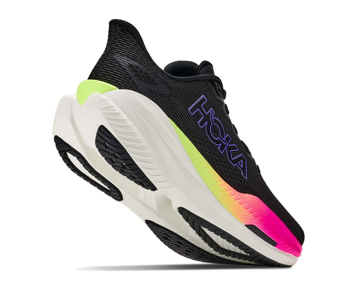 Hoka W Mach X 3 Black / Neon Nebula