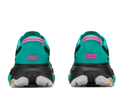 Hoka W Mafate 5 Black / Electric Aqua