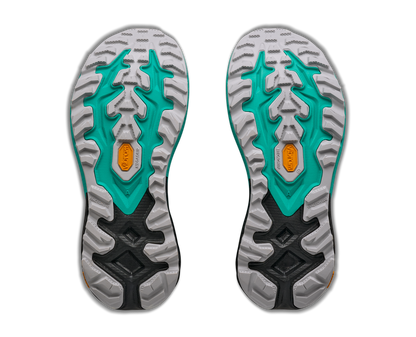 Hoka W Mafate 5 Black / Electric Aqua