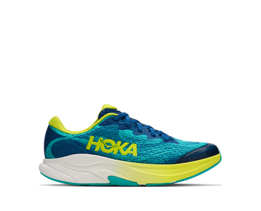 Hoka Rincon 4 Big Kids Electric Aqua / Neon