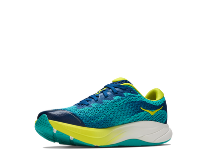 Hoka Rincon 4 Big Kids Electric Aqua / Neon