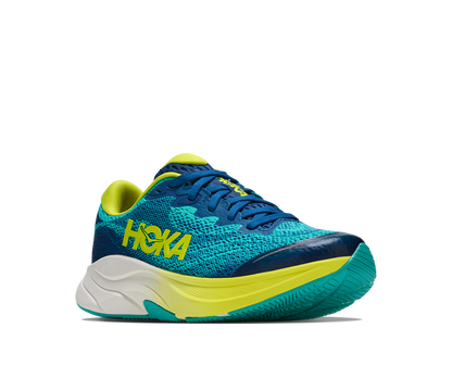 Hoka Rincon 4 Big Kids Electric Aqua / Neon