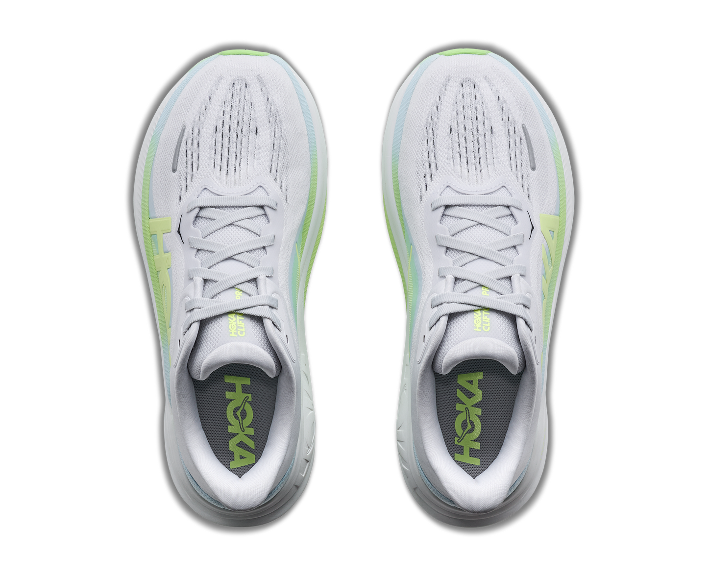 Hoka W Clifton Pro Cosmic Grey / Neon Yuzu