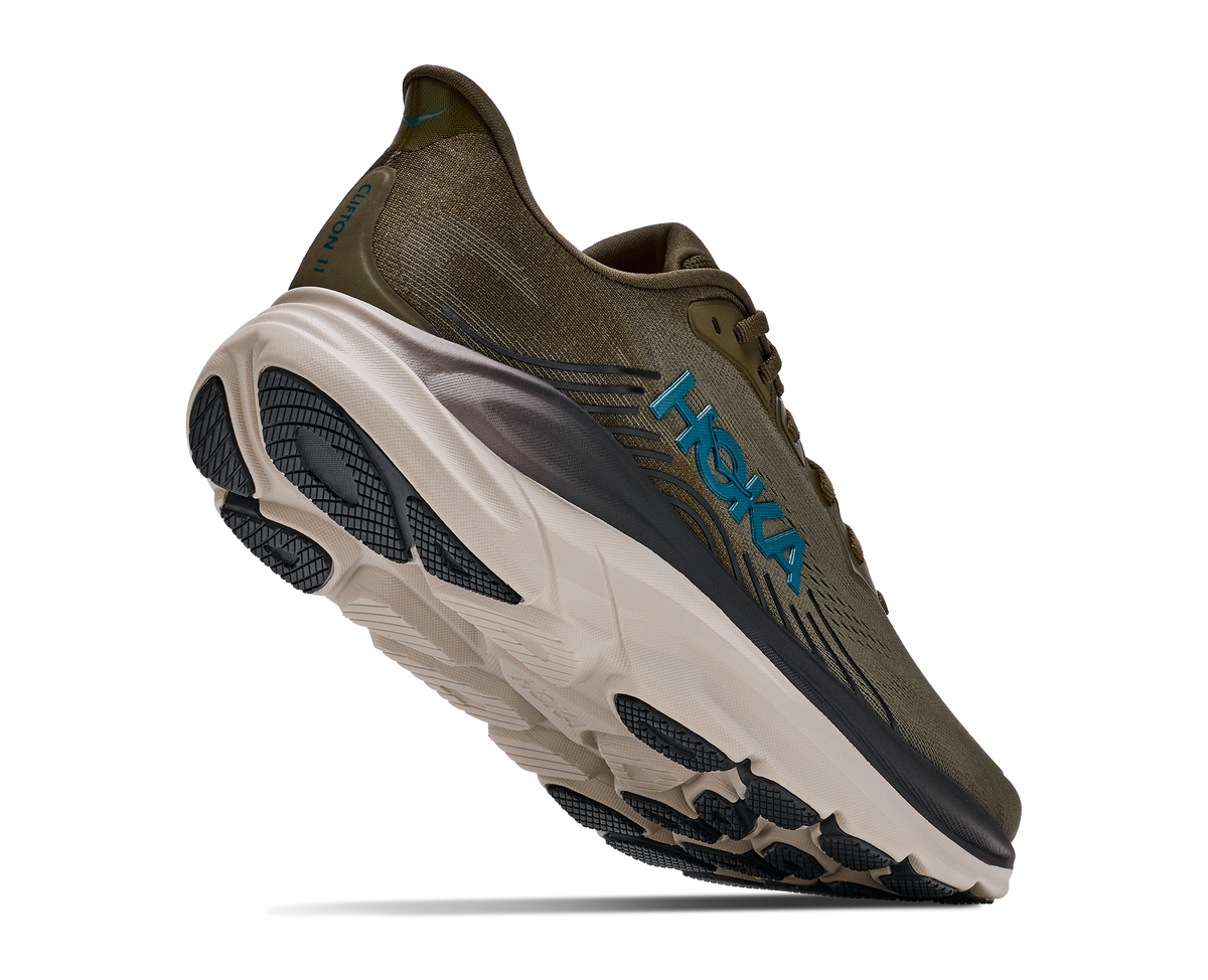 Hoka M Clifton 11 Antique Olive / River Rock Grey