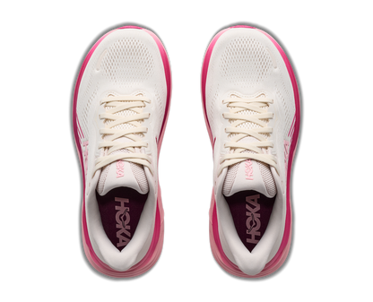 Hoka Clifton 11 dam i Rose Cream / Dewy Pink, par sett ovanifrån