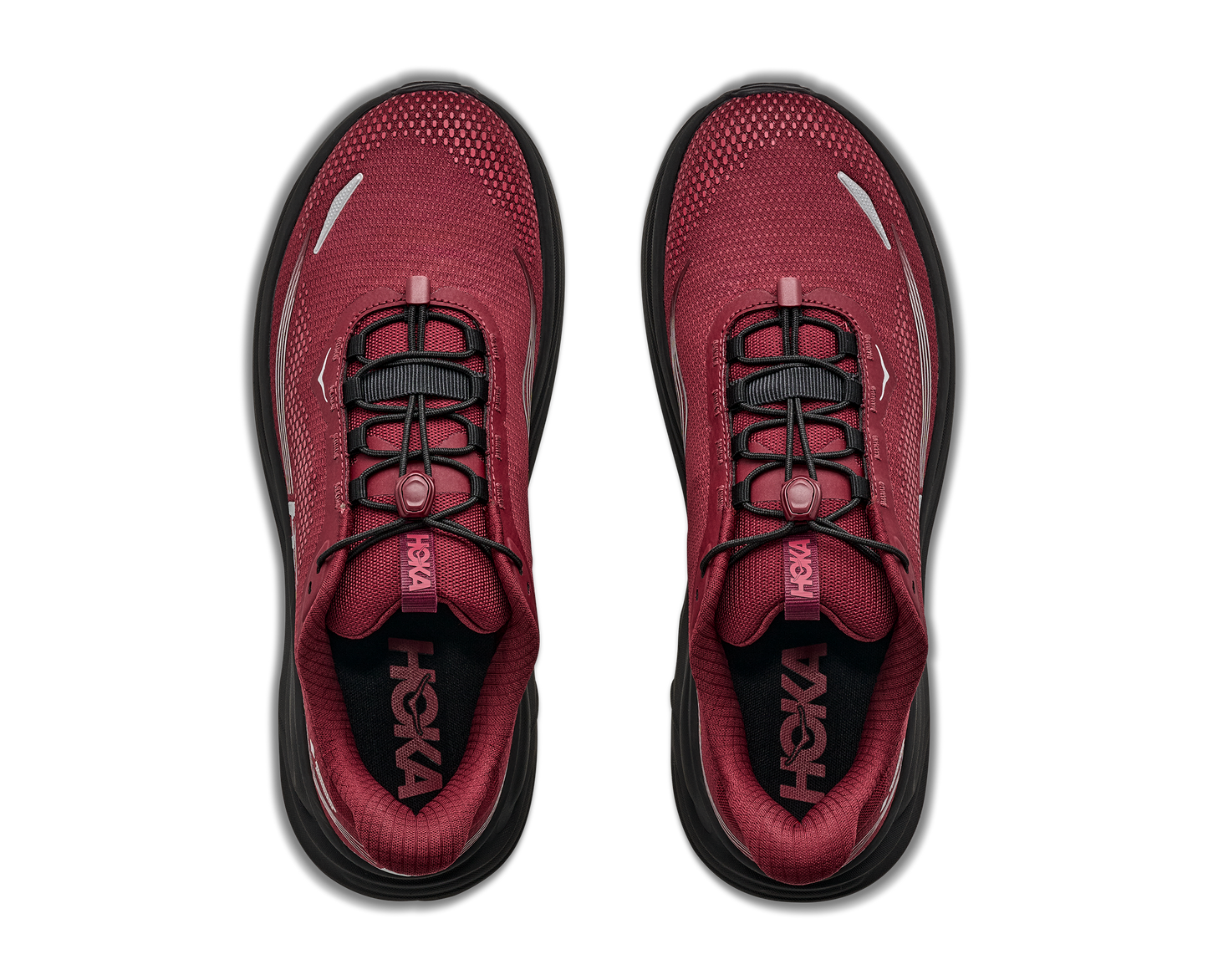 Hoka M Clifton 11 GTX Varsity Burgundy / Carbon Bla