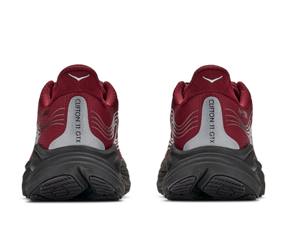 Hoka M Clifton 11 GTX Varsity Burgundy / Carbon Bla
