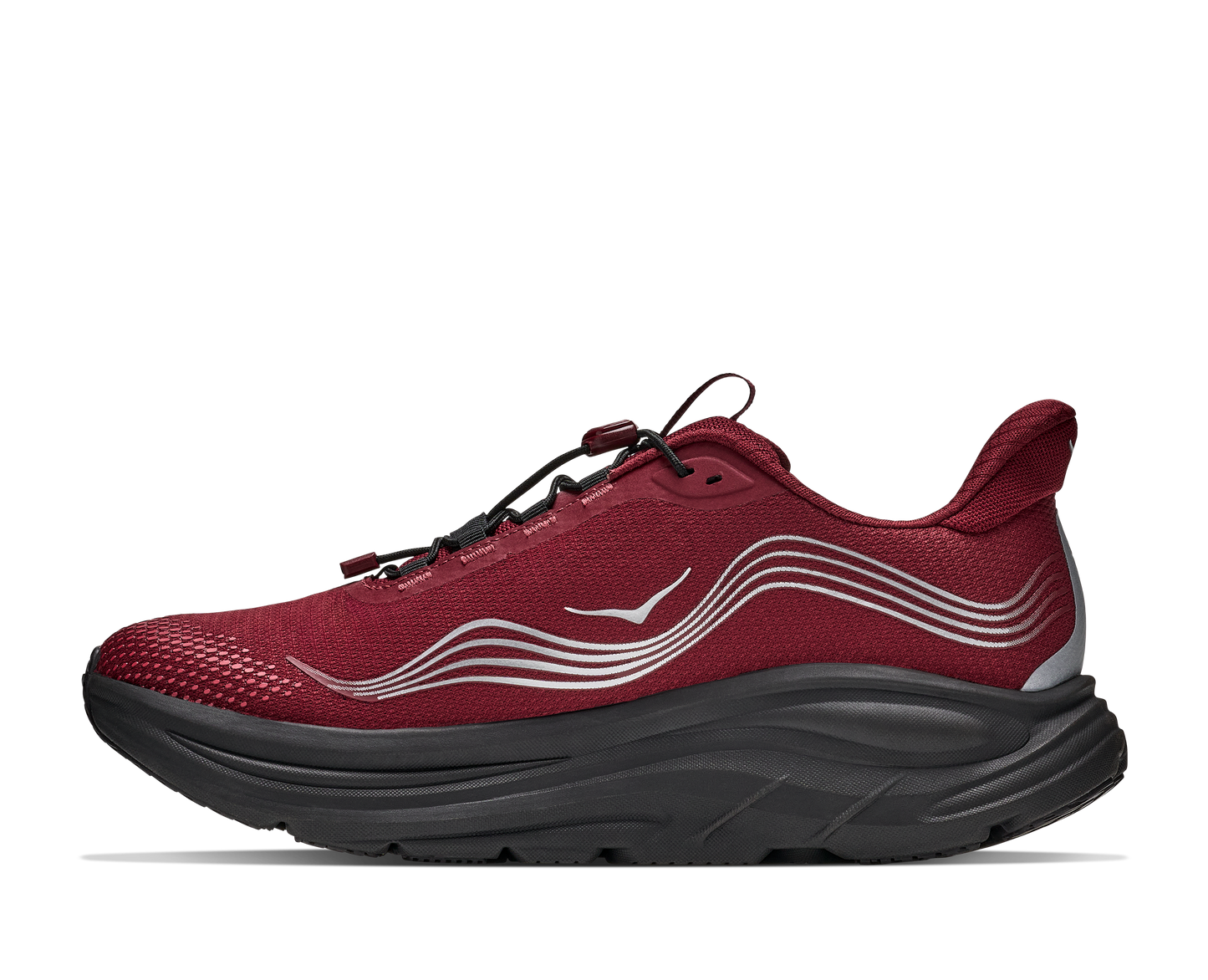 Hoka M Clifton 11 GTX Varsity Burgundy / Carbon Bla