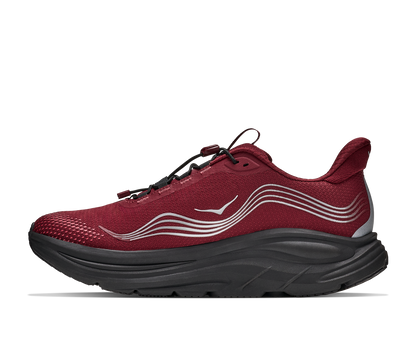 Hoka M Clifton 11 GTX Varsity Burgundy / Carbon Bla