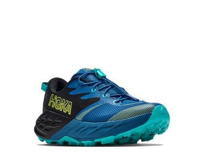 Hoka Speedgoat 7 Big Kids Black / Night Glow