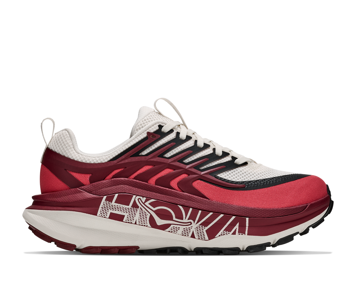 Hoka W Stinson 8 Alabaster / Varsity Burgundy