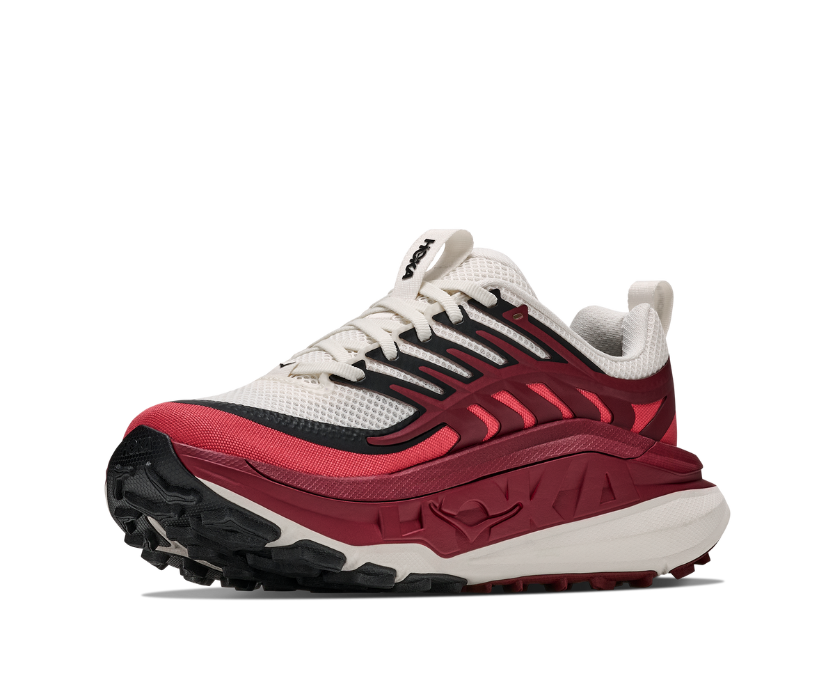 Hoka W Stinson 8 Alabaster / Varsity Burgundy