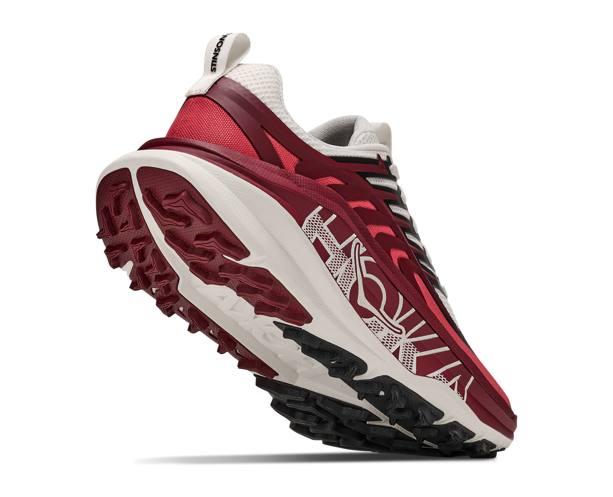 Hoka W Stinson 8 Alabaster / Varsity Burgundy