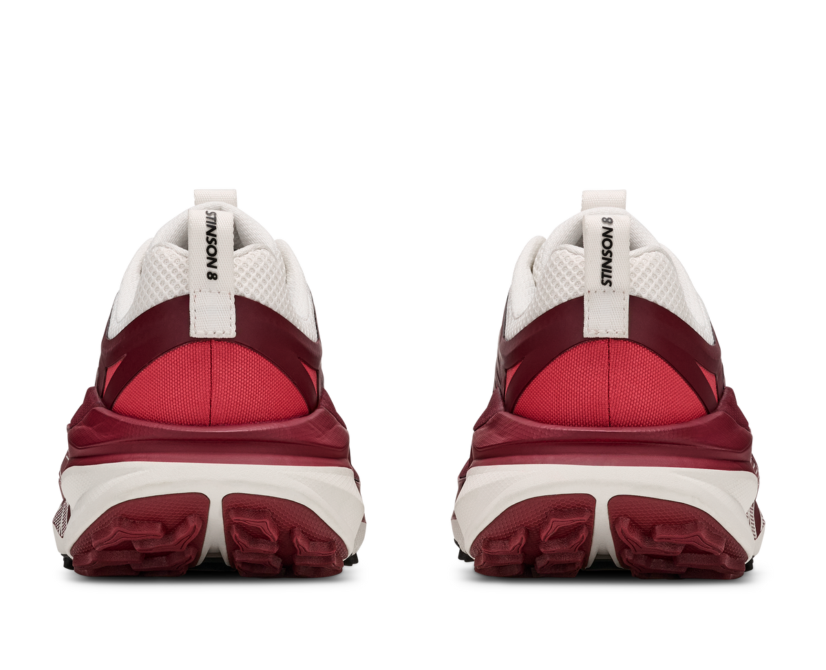 Hoka W Stinson 8 Alabaster / Varsity Burgundy