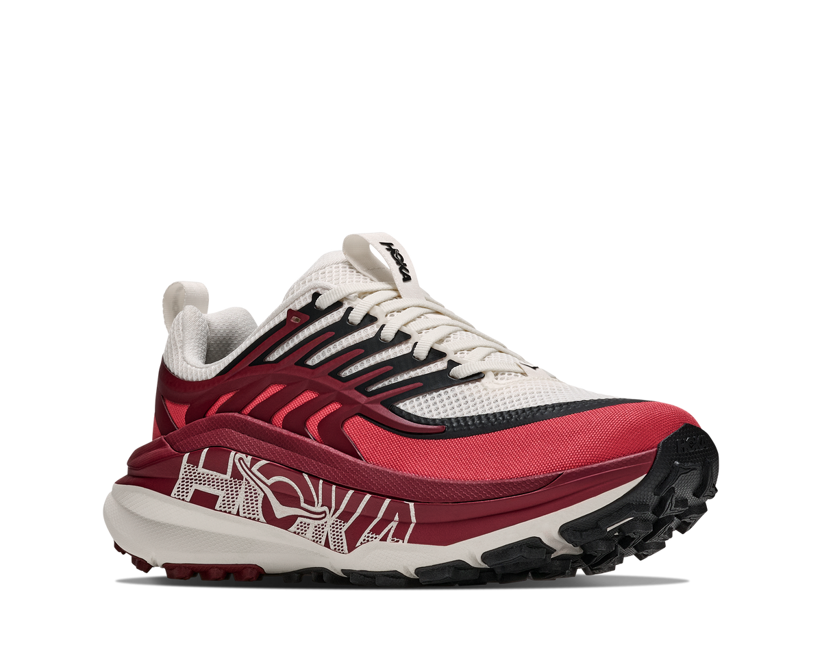 Hoka W Stinson 8 Alabaster / Varsity Burgundy