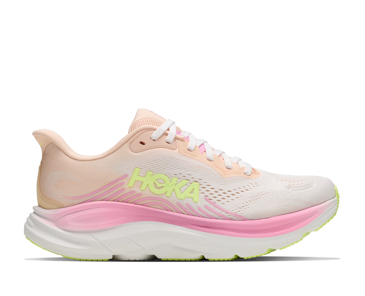 Hoka W Clifton 11 Wide Tangerine Glow / White