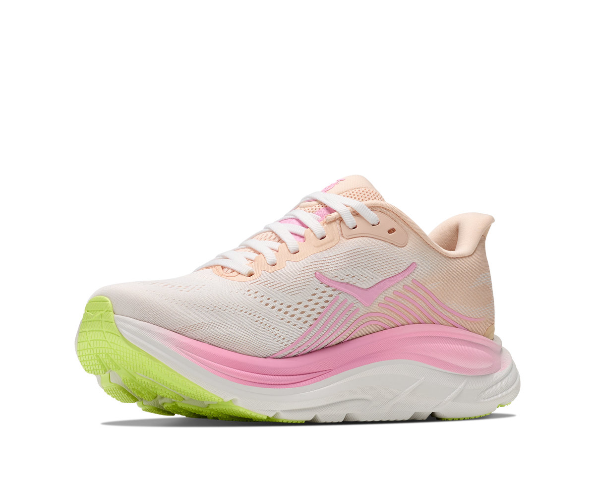 Hoka W Clifton 11 Wide Tangerine Glow / White