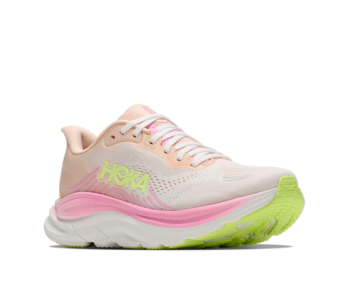 Hoka W Clifton 11 Wide Tangerine Glow / White