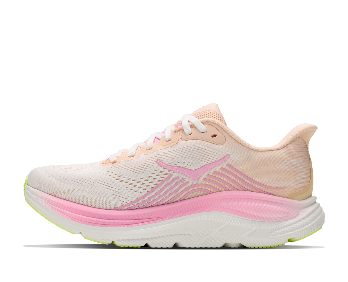 Hoka W Clifton 11 Wide Tangerine Glow / White