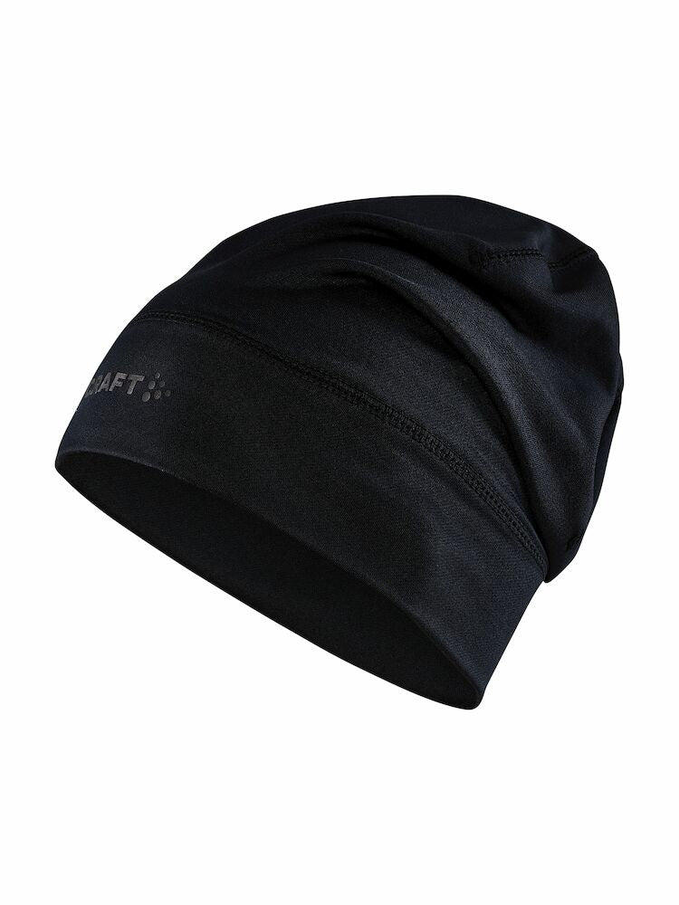 Craft Essence Jersey High Hat. Svart mössa med hög passform. Craft logotyp  framtill. 