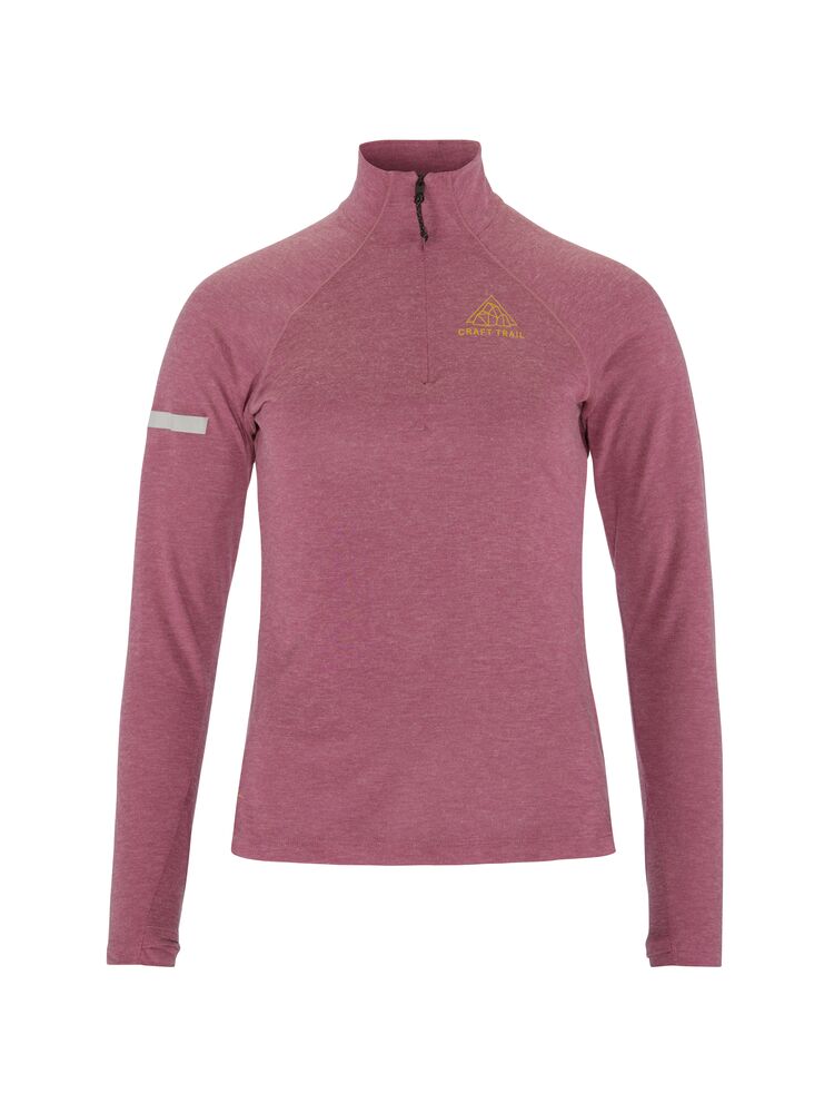 ADV SubZ Wool LS Tee 3 Rosa Långärmad polotröja med dragkedja i halsen. Merinoull-blandning för värme och komfort. Hål för tumme ärmslut. Reflekterande detaljer. Ventilerande mesh-panel i rygg. 