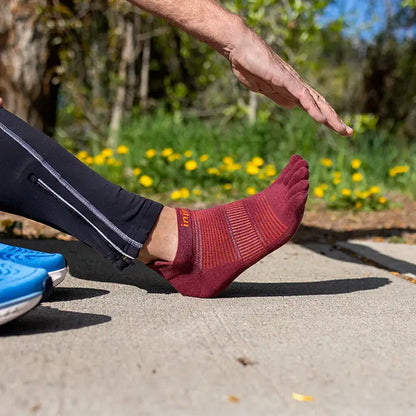 Injinji Run Lightweight No-show Mahogny