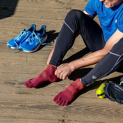 Injinji Run Lightweight No-show Mahogny