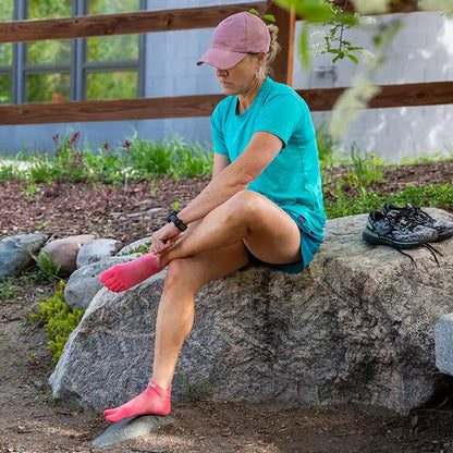 Injinji Run Lightweight No-show Coral Women