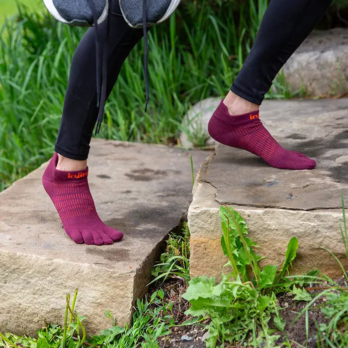 Injinji Run Lightweight No-show Mahogny Women