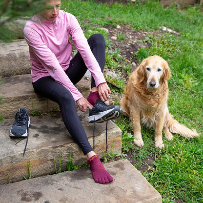 Injinji Run Lightweight No-show Mahogny Women